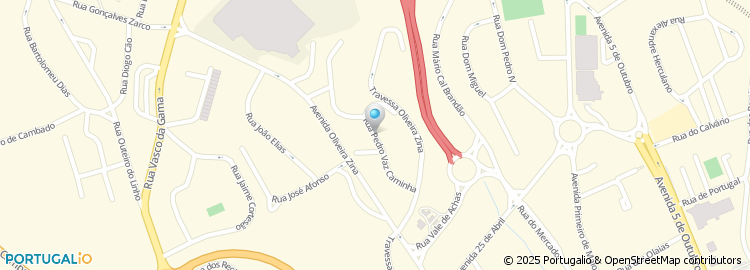 Mapa de Rua Pêro Vaz de Caminha