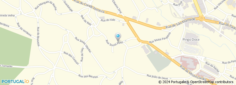 Mapa de Rua Sousa Pinto