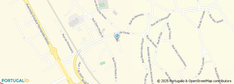 Mapa de Rua Cavada do Brás