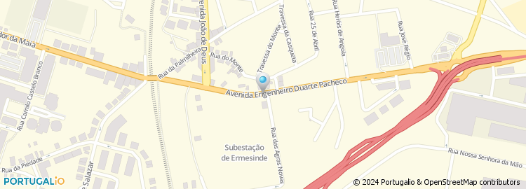 Mapa de Rua Engenheiro Eduardo Gaspar