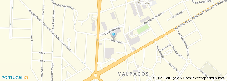 Mapa de Rua do Olival