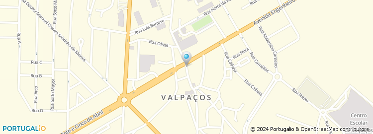 Mapa de Rua Marechal Carmona