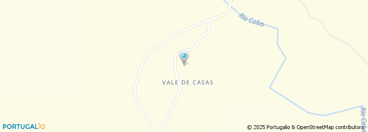 Mapa de Vale de Casas