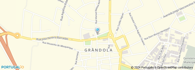 Mapa de Várzea de Grândola - Gardens & Services, Lda