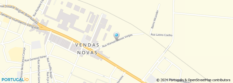 Mapa de Rua Manuel Morais Vargas