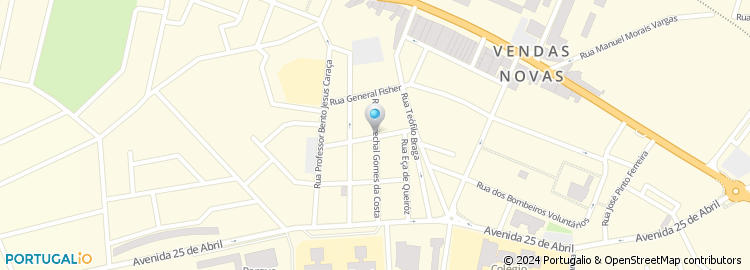 Mapa de Rua Marechal Gomes da Costa