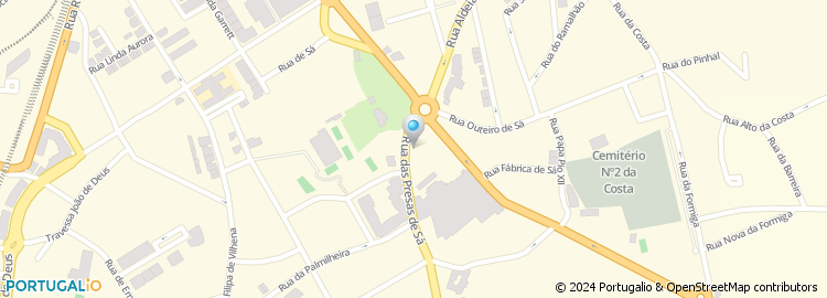 Mapa de Via Strada - Transportes Personalizados, Lda