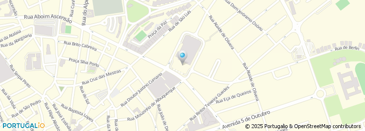 Mapa de Via Verde, Faro