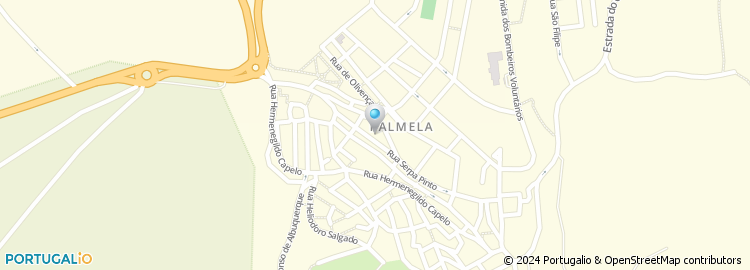 Mapa de Via Verde, Palmela