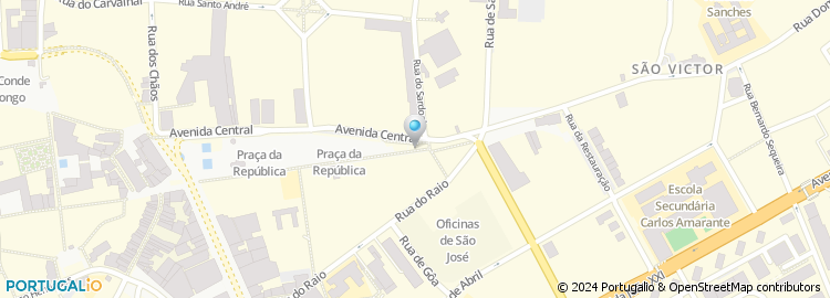 Mapa de Viagens Abreu, Braga