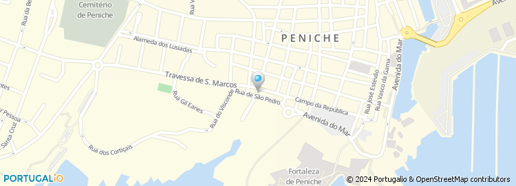 Mapa de Viamar - Sociedade de Viagens Peniche - Berlenga, Lda
