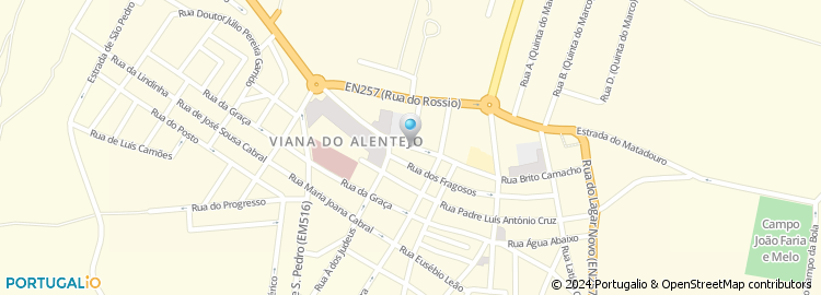 Mapa de Rua Doutor António José de Almeida