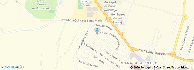 Mapa de Rua Doutor Júlio Pereira Garrido
