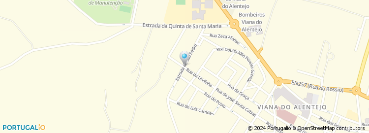 Mapa de Rua Irmã Maria das Neves