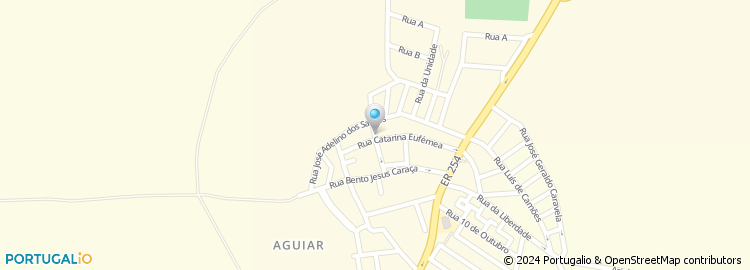 Mapa de Rua José Magro