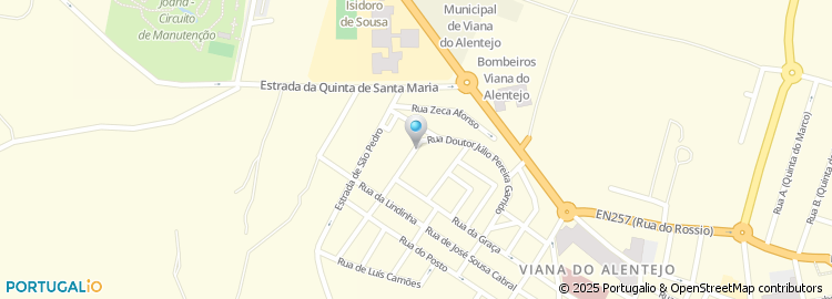 Mapa de Rua Túlio Espanca