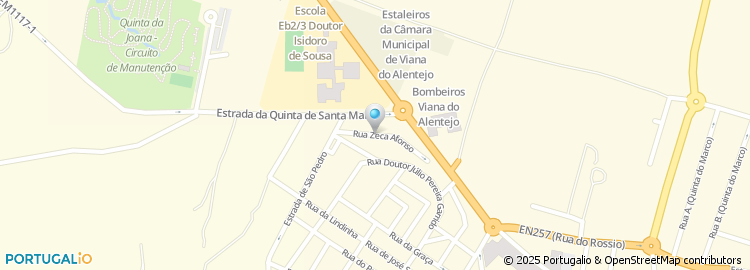 Mapa de Rua Zeca Afonso