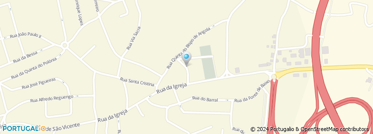Mapa de Rua Abade Fanha
