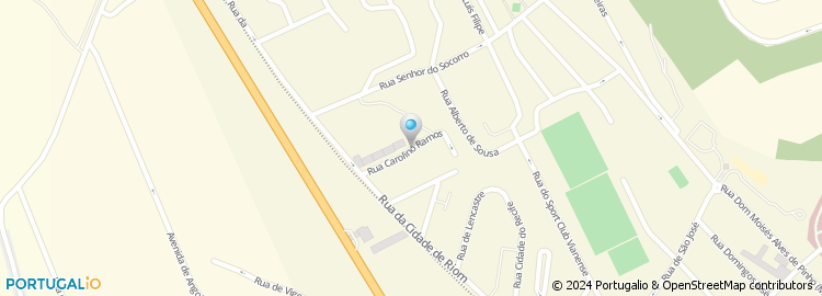 Mapa de Rua Carolino Ramos