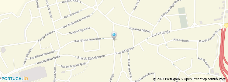 Mapa de Rua Coronel António Gonçalves Pires