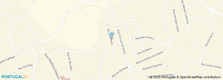 Mapa de Rua de São João de Meadela