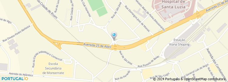Mapa de Rua de São José