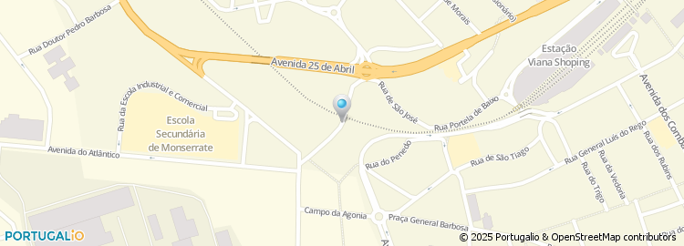 Mapa de Rua Dona Amélia de Morais