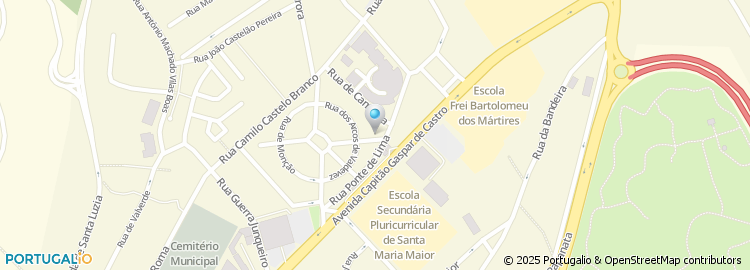 Mapa de Rua Ponte da Barca