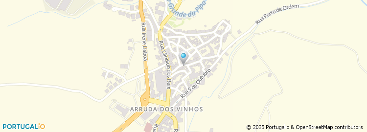 Mapa de Vidreira Arrudense