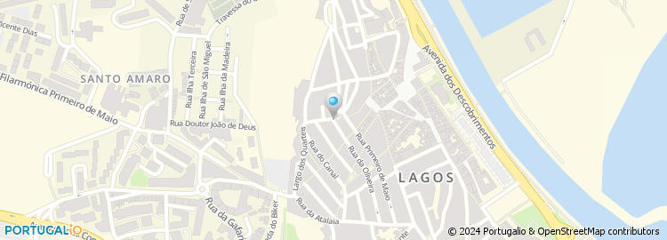 Mapa de Vidreira de Lagos