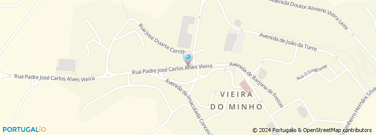 Mapa de Rua Padre José Carlos Alves Vieira