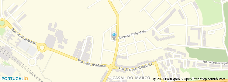 Mapa de Vieira & Ferreira - Empreiteiros de Instalações Eléctricas, Lda