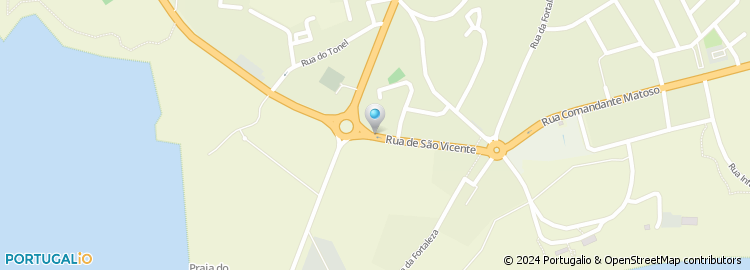 Mapa de Rua de São Vicente