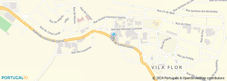 Mapa de Largo de Santa Luzia