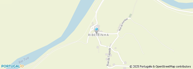 Mapa de Ribeirinha