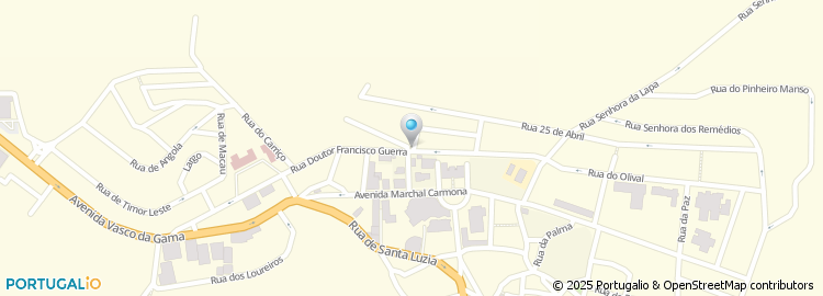 Mapa de Rua 1º de Maio