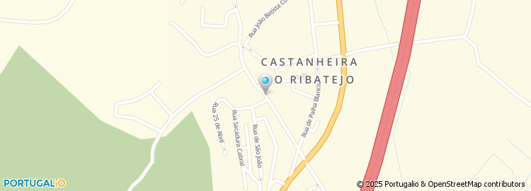 Mapa de Apartado 18, Castanheira do Ribatejo