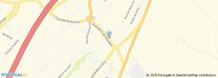 Mapa de Avenida 5 de Outubro