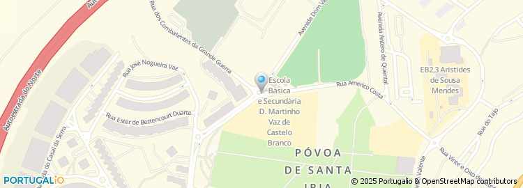 Mapa de Avenida Dom Vicente Afonso Valente