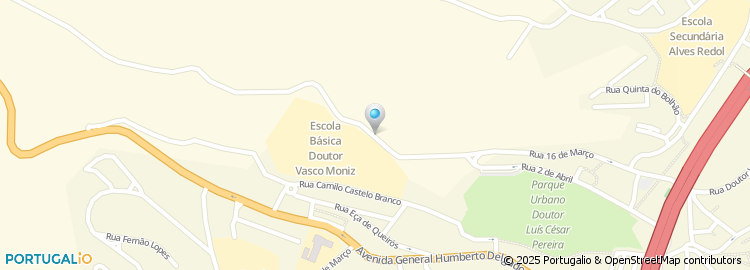 Mapa de Estrada do Palacio do Farrobo