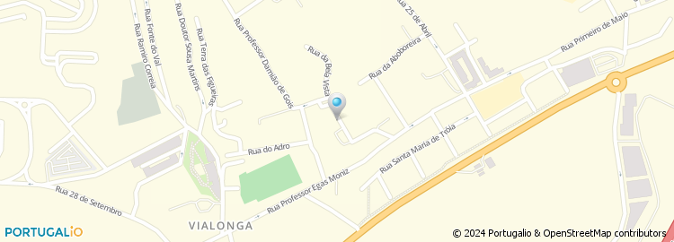 Mapa de Rua António Sequinho Mocho