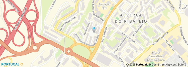 Mapa de Praça da Cooperação