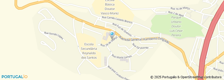 Mapa de Rua 28 de Março