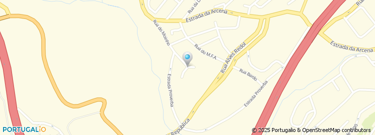 Mapa de Rua Adriano Correia de Oliveira