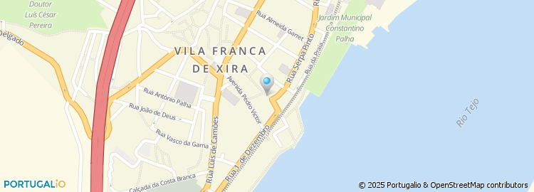 Mapa de Rua Almirante Cândido dos Reis