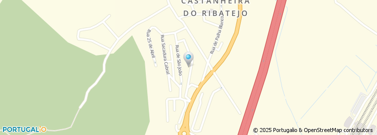 Mapa de Rua Almirante Gago Coutinho