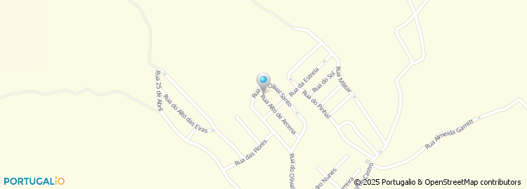 Mapa de Rua Alto de Arcena