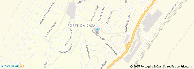 Mapa de Rua Alves Redol