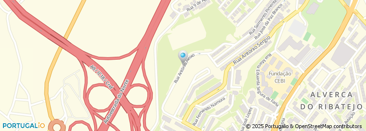 Mapa de Rua António Aleixo