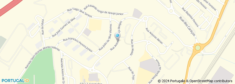 Mapa de Rua António França Borges
